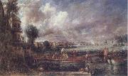John Constable, The Opening of Wateloo Bridge